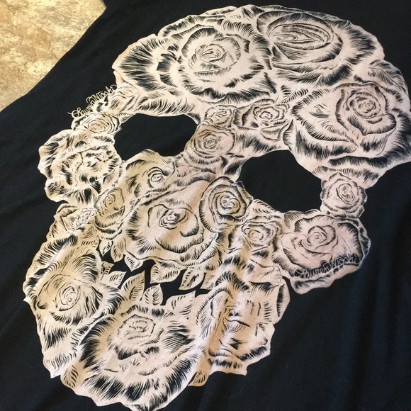 Lauren Moshi Skull Rose Tee - Picture 4 of 6